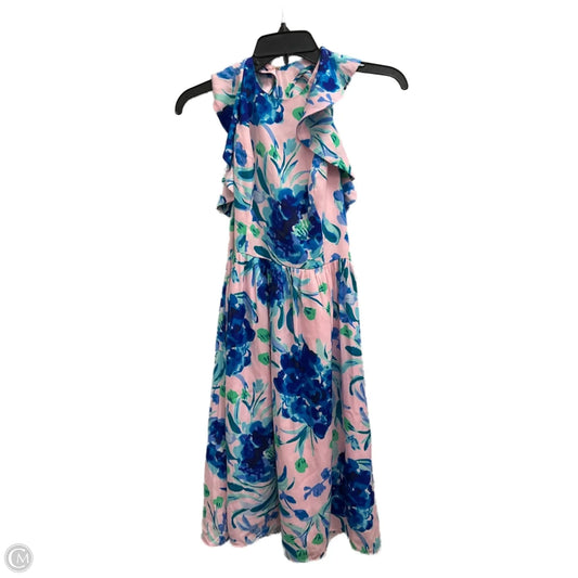 Dress Designer By Lilly Pulitzer In Blue & Pink, Size: 0