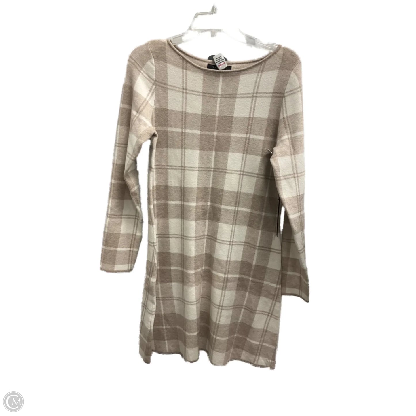 Dress Casual Midi By T Tahari In Brown & White, Size: M