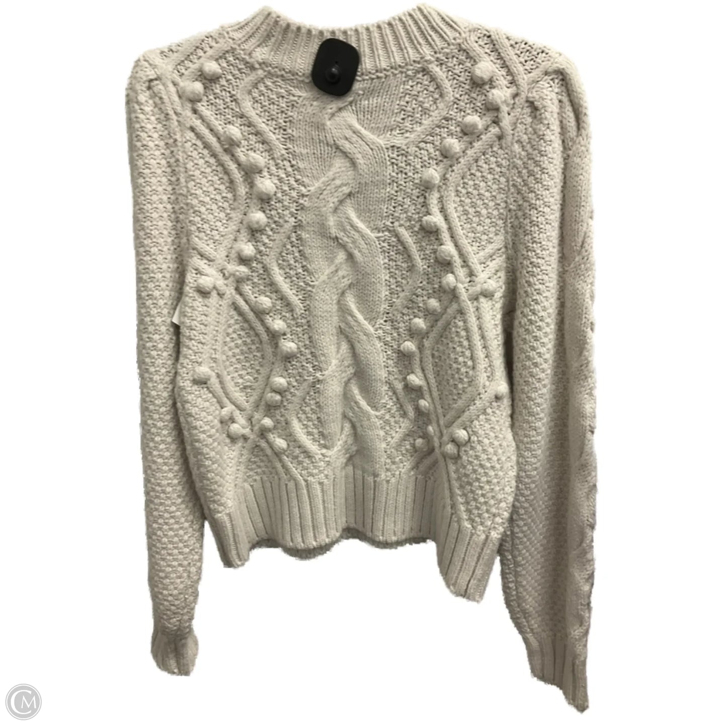 Sweater By Clothes Mentor In White, Size: S