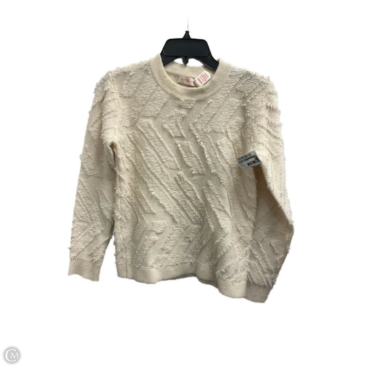 Sweater Designer By Tory Burch In Cream, Size: Xs