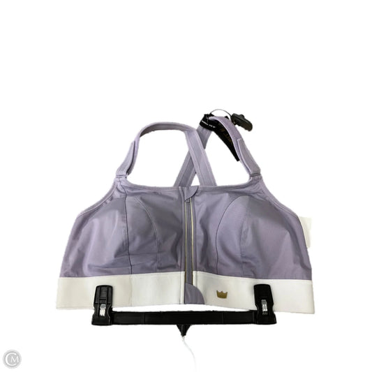 Athletic Bra By Cmb In Purple & White, Size: 3x