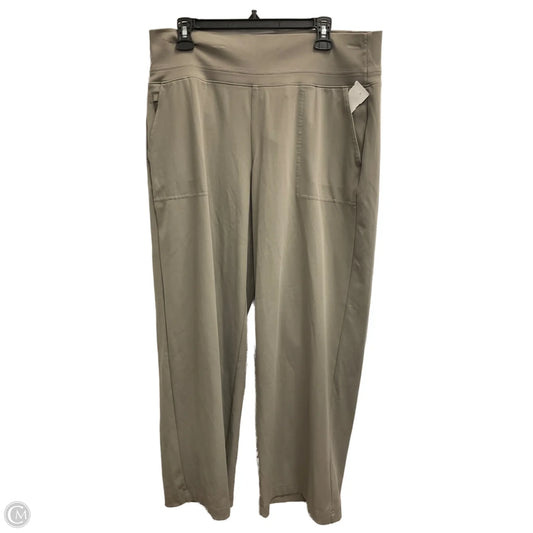 Athletic Pants By Athleta In Taupe, Size: Xl