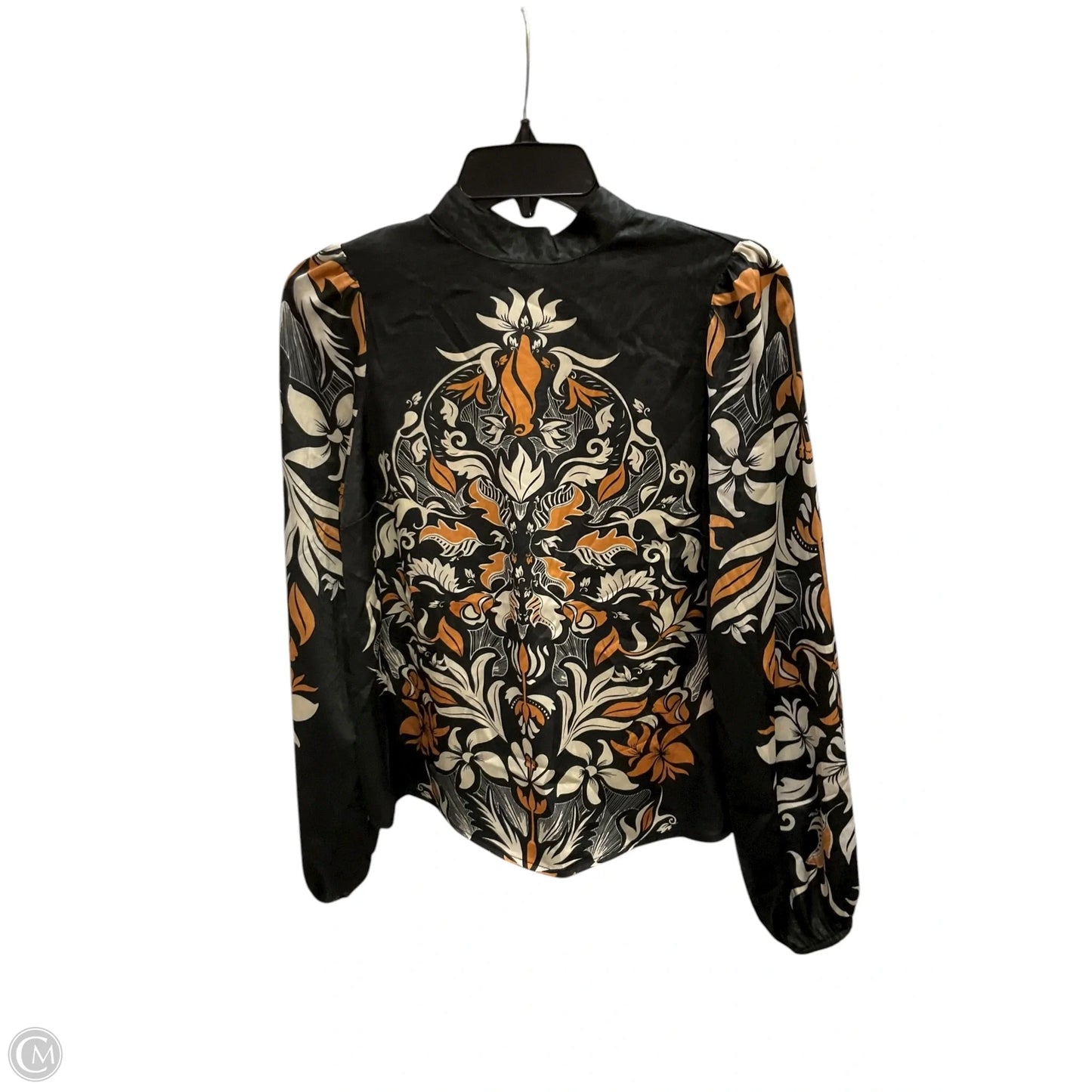 Top Long Sleeve By Joie In Black & Orange, Size: Xs