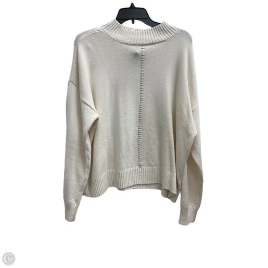 Sweater By Peace Love World In Cream, Size: L