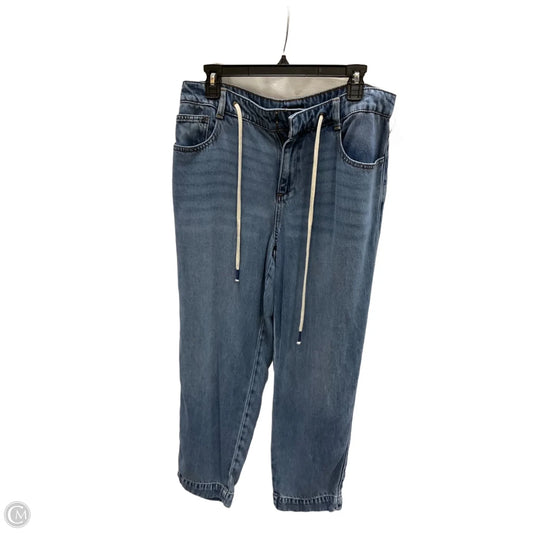 Jeans Boot Cut By Talbots In Blue & White, Size: 8