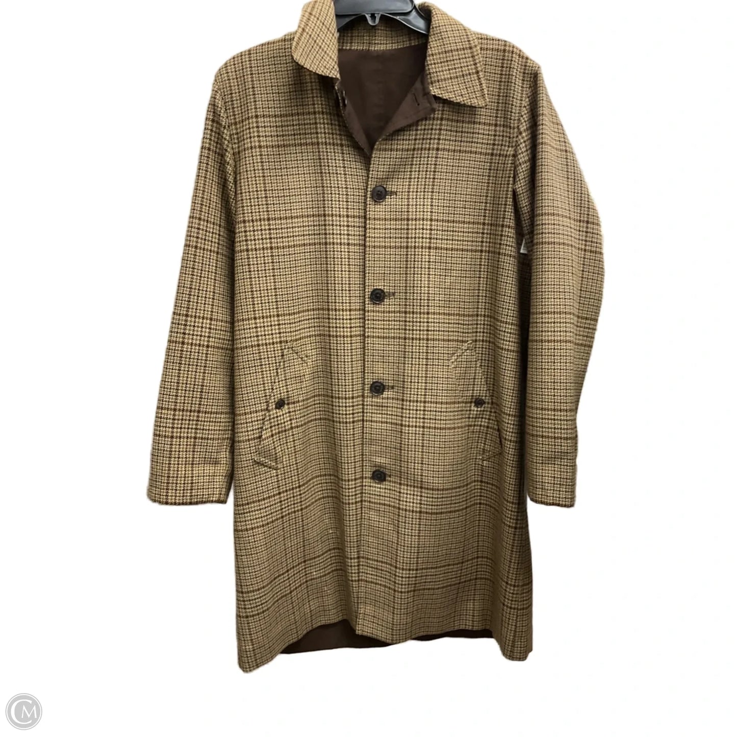 Coat Peacoat By Lauren By Ralph Lauren In Brown, Size: S
