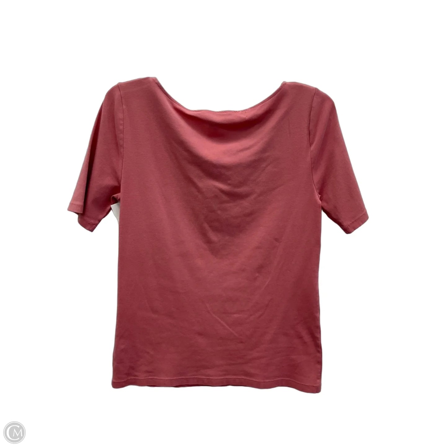 Top Short Sleeve By Lauren By Ralph Lauren In Pink, Size: Lp