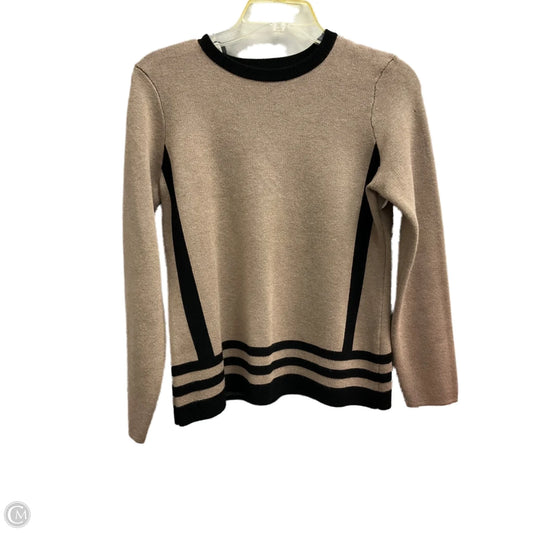 Sweater By Investments In Black & Tan, Size: Sp