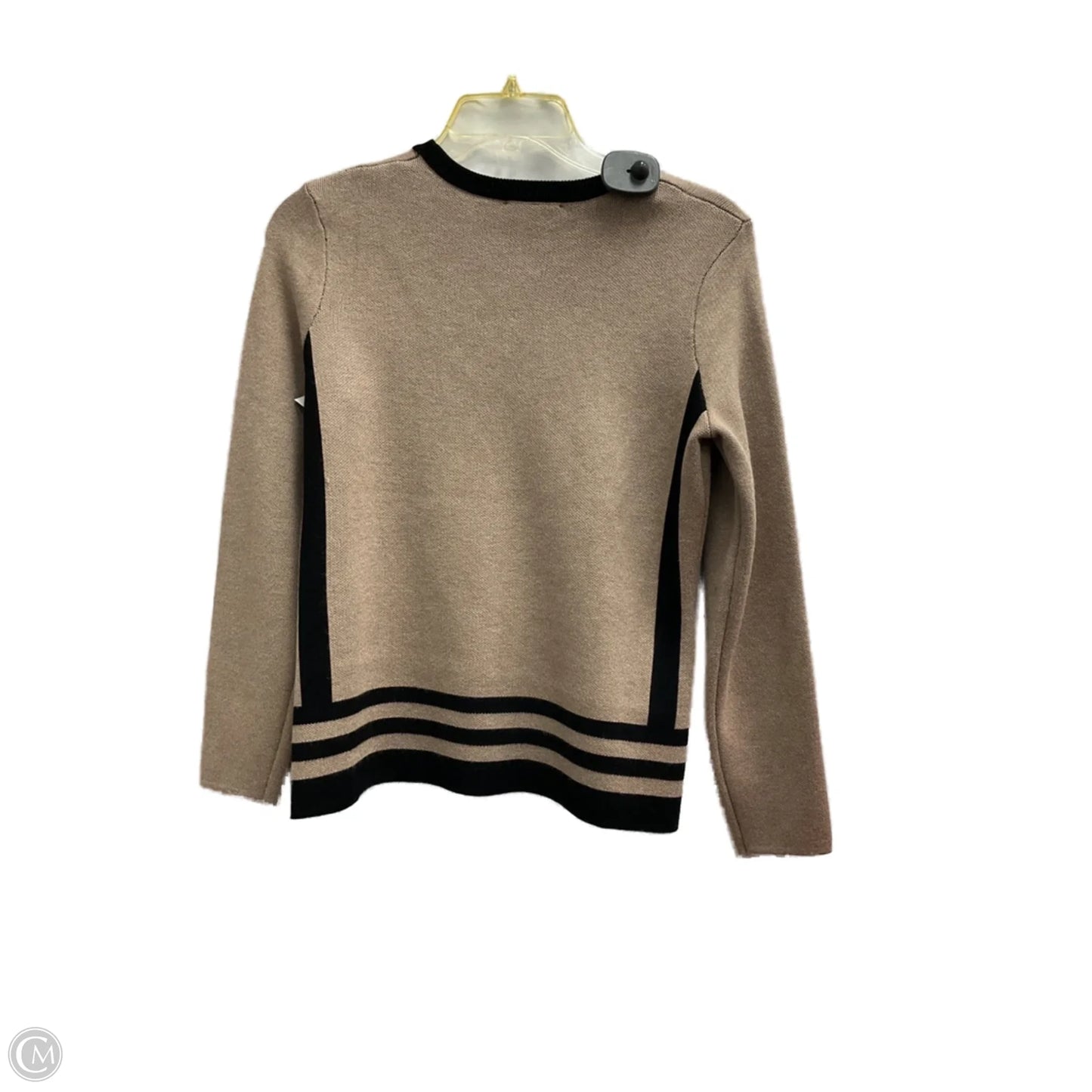 Sweater By Investments In Black & Tan, Size: Sp