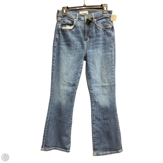 Jeans Cropped By Loft In Blue Denim, Size: 4