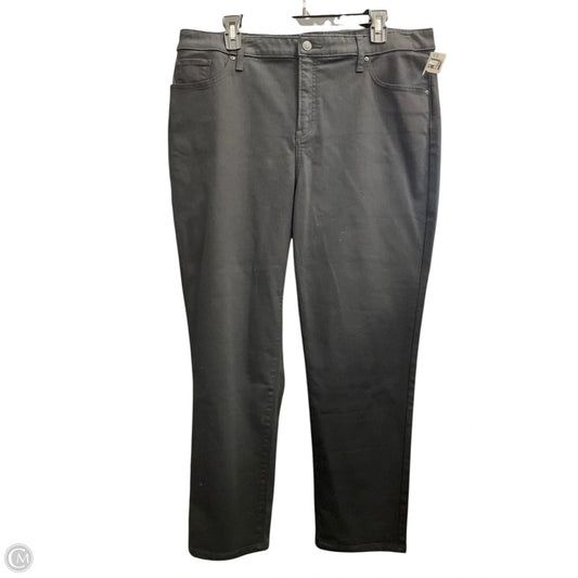 Jeans Boot Cut By Chicos In Black Denim, Size: 16