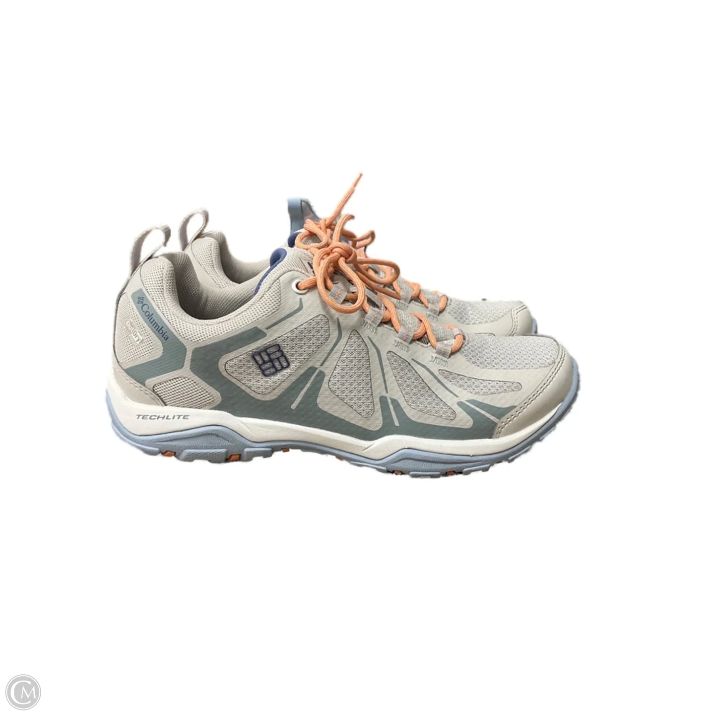 Shoes Athletic By Columbia In Grey & Orange, Size: 8.5