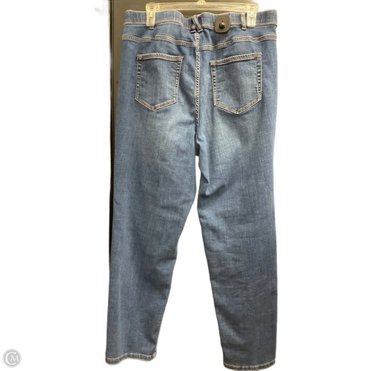 Jeans Straight By J. Jill In Blue Denim, Size: 16