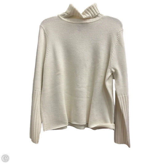 Sweater By Eileen Fisher In Cream, Size: L
