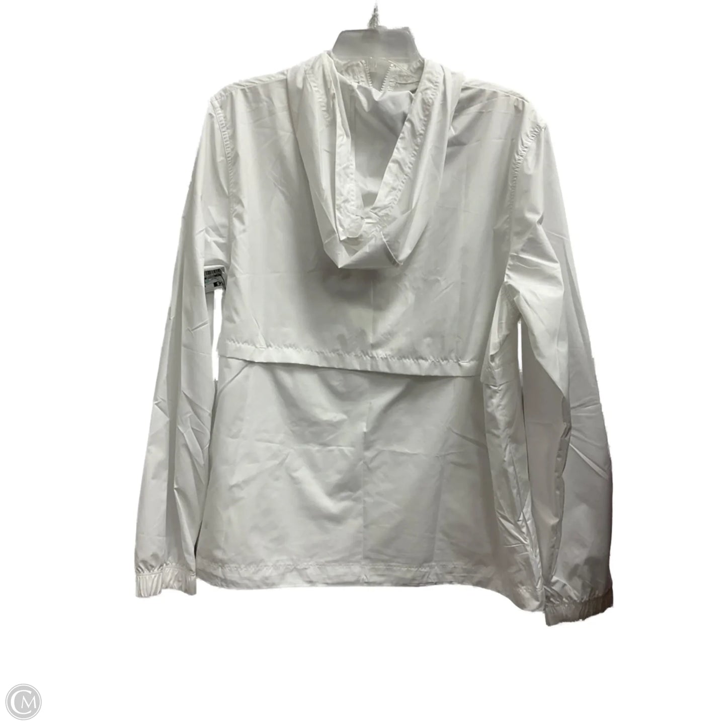 Athletic Jacket By Nike Apparel In White, Size: S