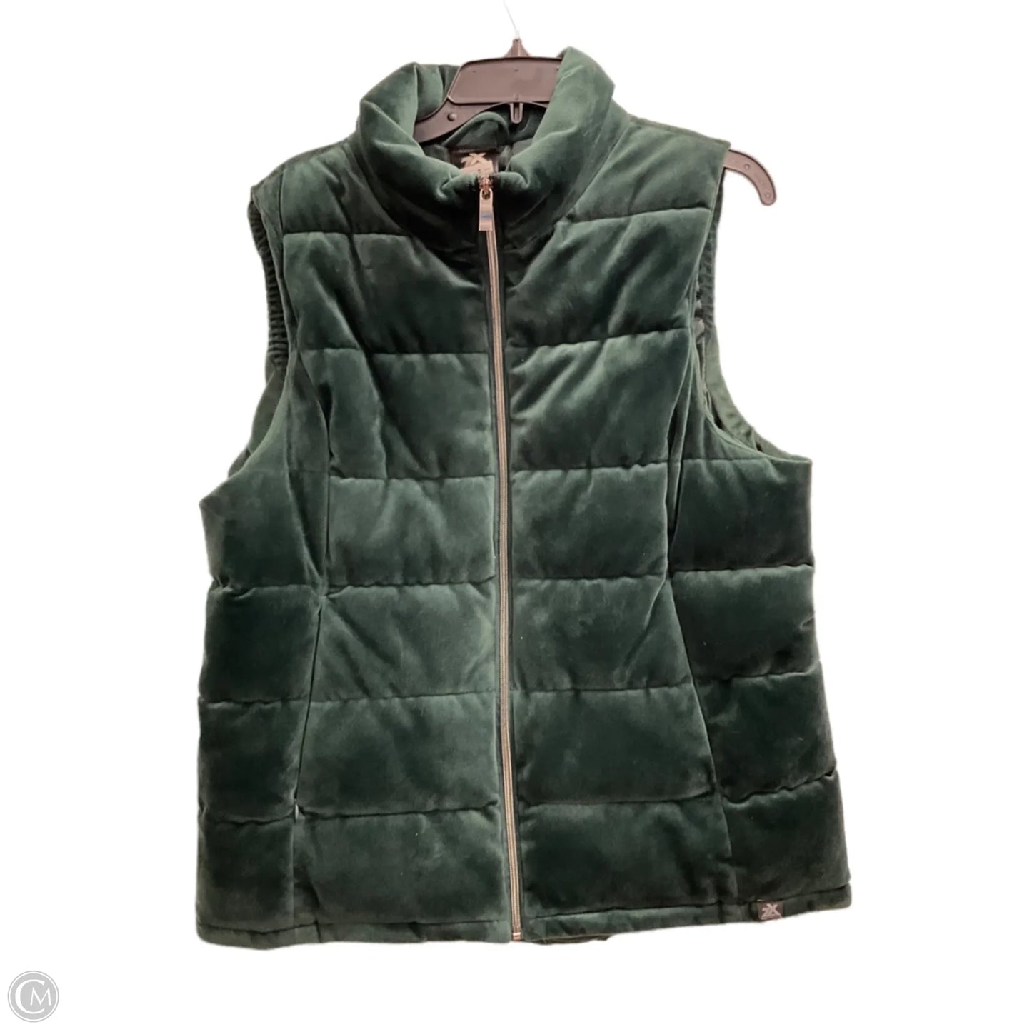 Vest Puffer & Quilted By Zero Xposure In Green, Size: Xl