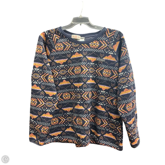 Sweater By Columbia In Orange & Purple, Size: 2x