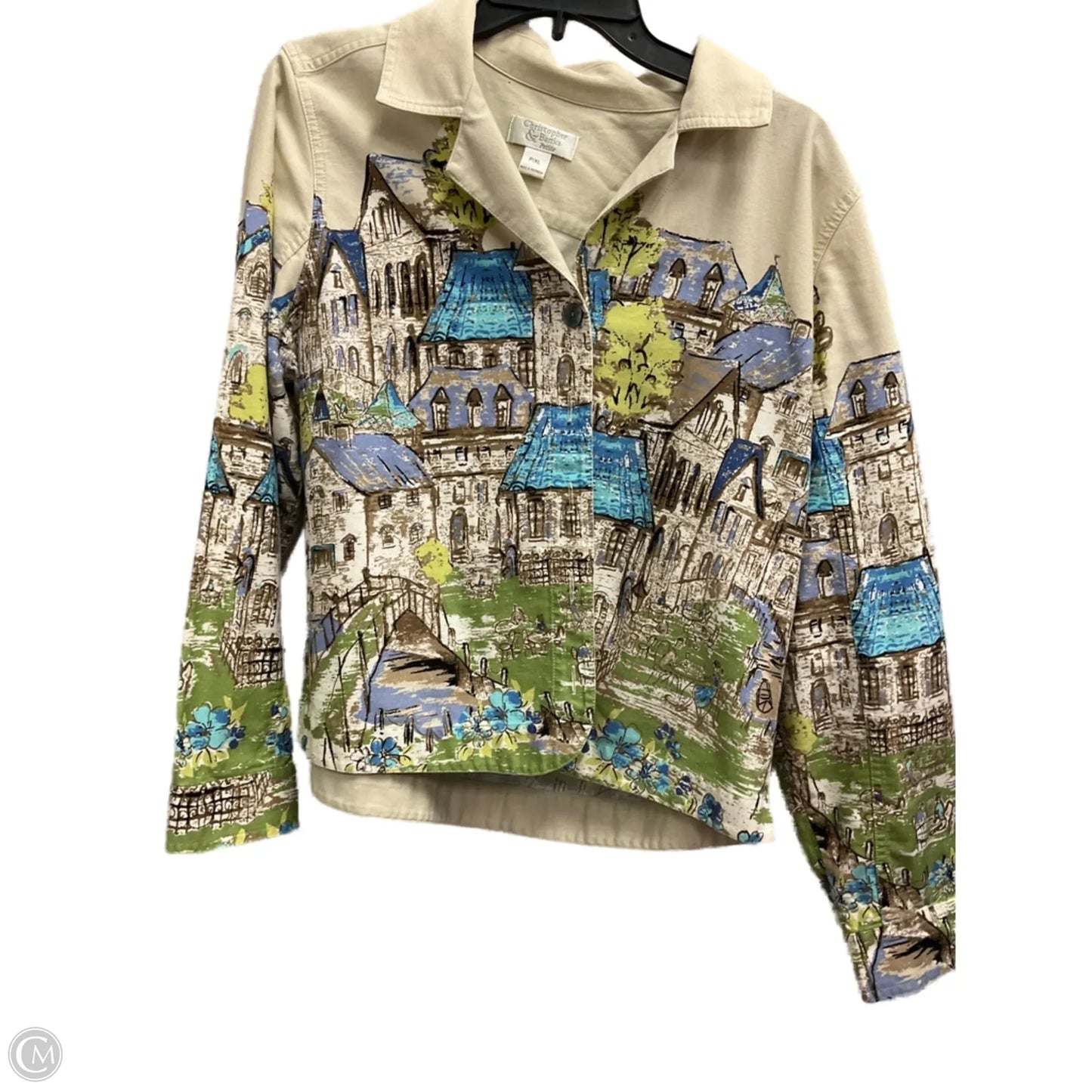 Jacket Shirt By Christopher And Banks In Multi-colored, Size: Xlp