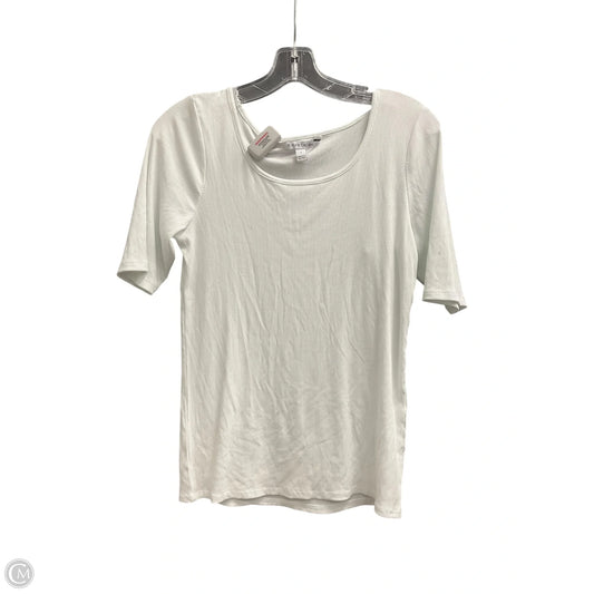 Top Short Sleeve Basic By 41 Hawthorn In White, Size: L