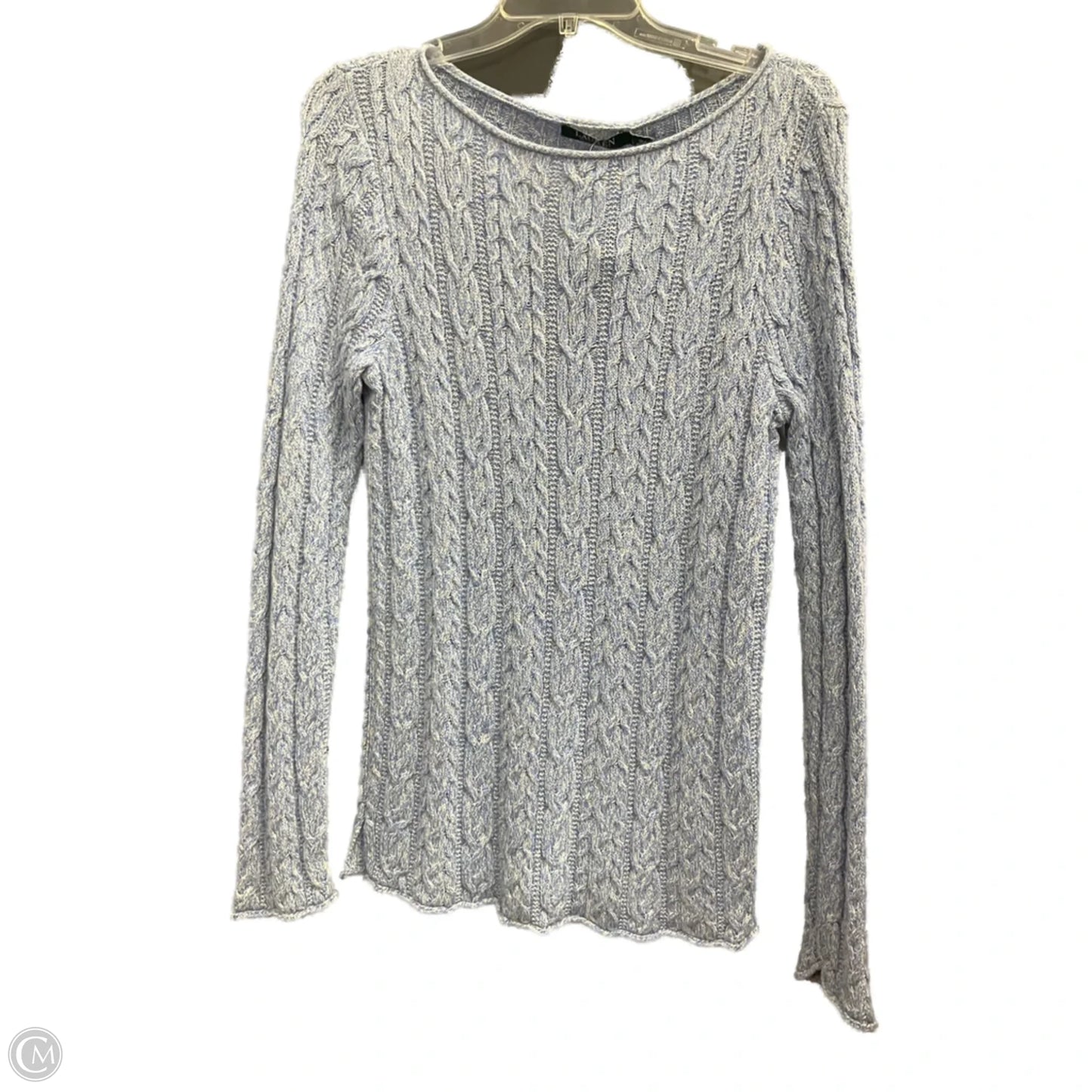 Sweater By Lauren By Ralph Lauren In Blue, Size: L