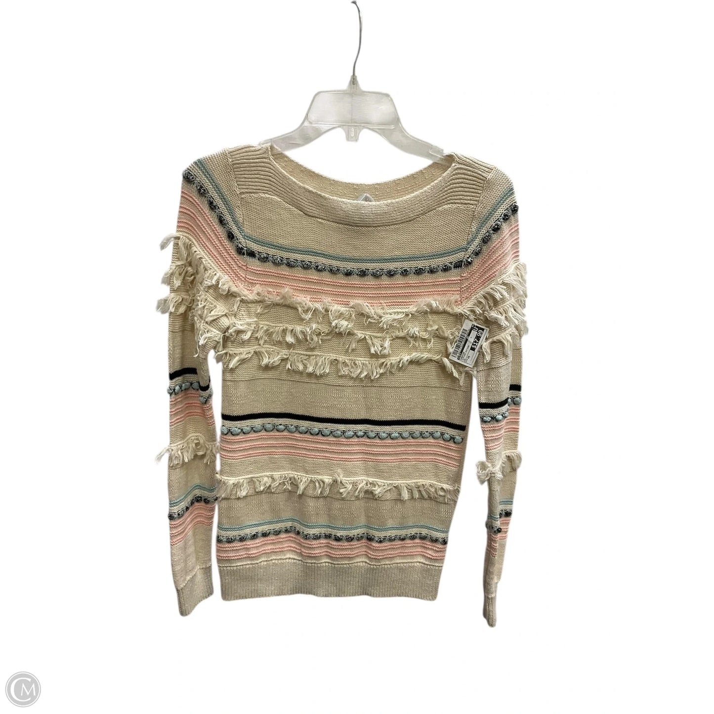 Sweater By Loft In Striped Pattern, Size: Xs