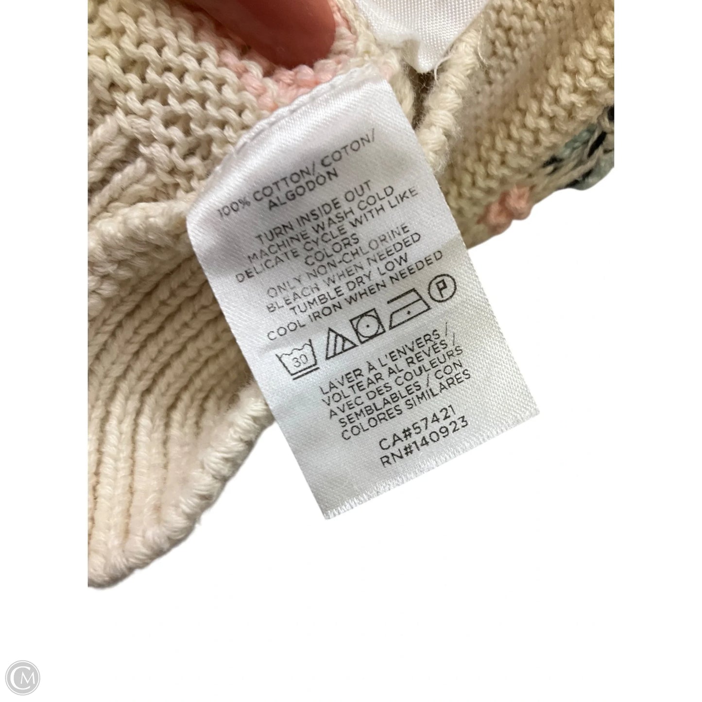 Sweater By Loft In Striped Pattern, Size: Xs