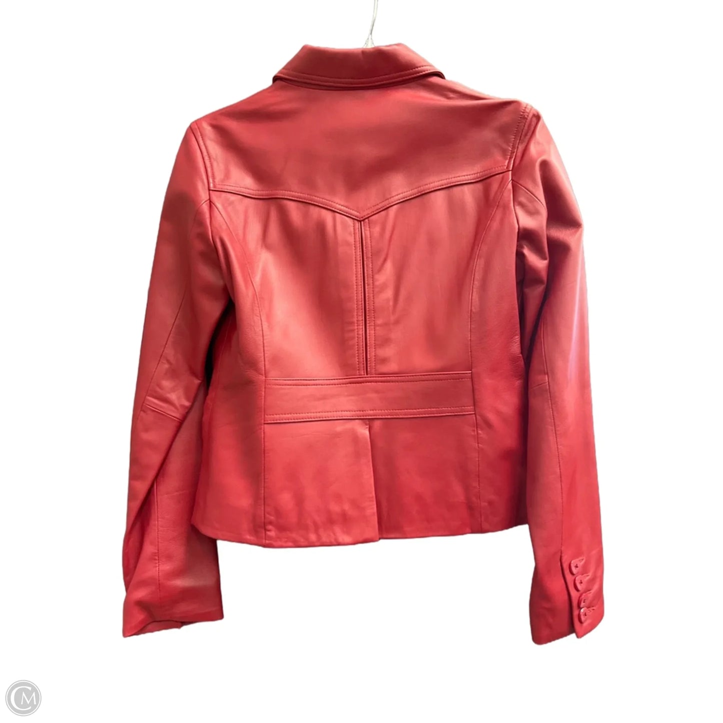 Jacket Leather By Wilsons Leather In Red, Size: Xs