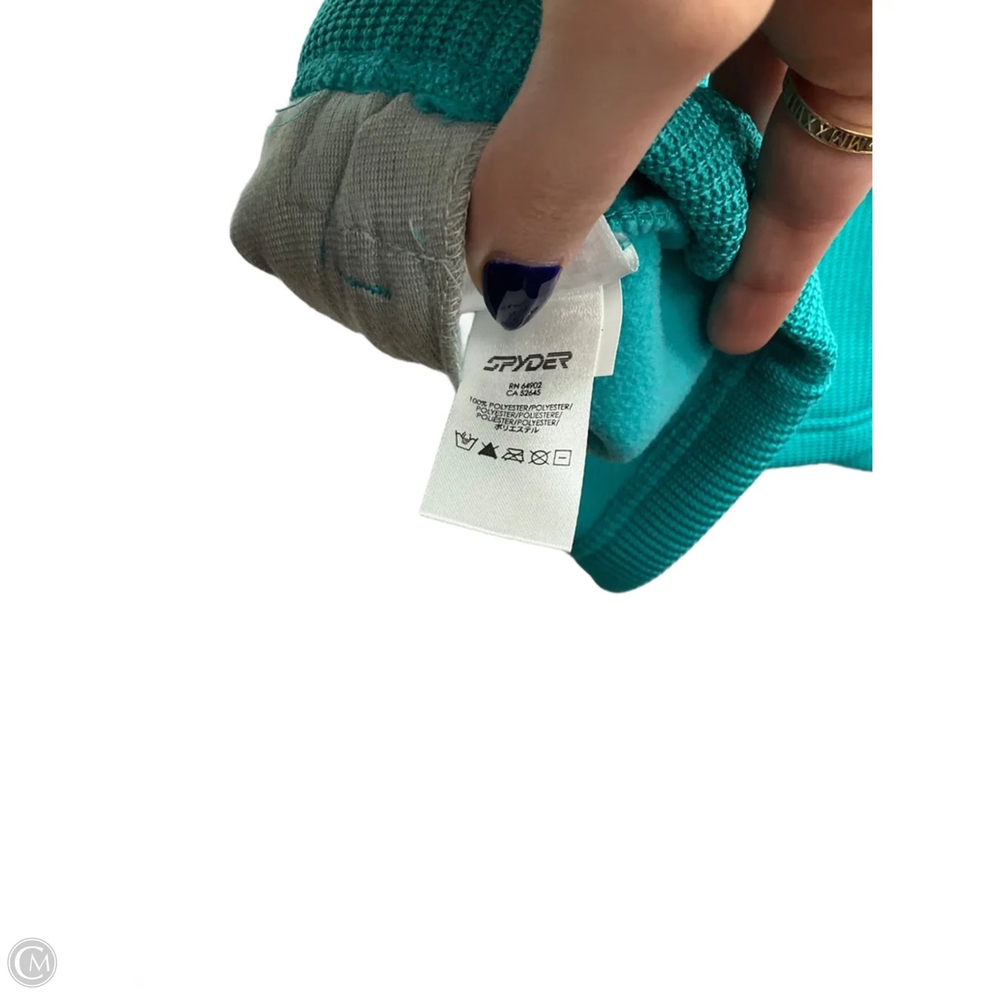 Athletic Jacket By Spyder In Blue, Size: Sp