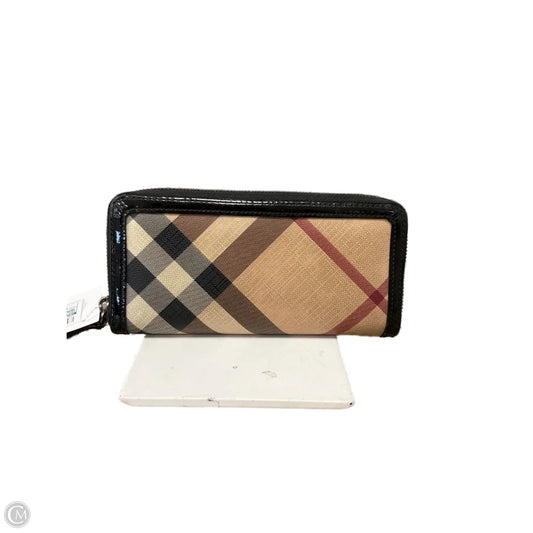 Wallet Luxury Designer By Burberry, Size: Medium