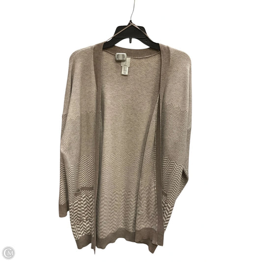 Cardigan By Joie In Brown & Cream, Size: 1x