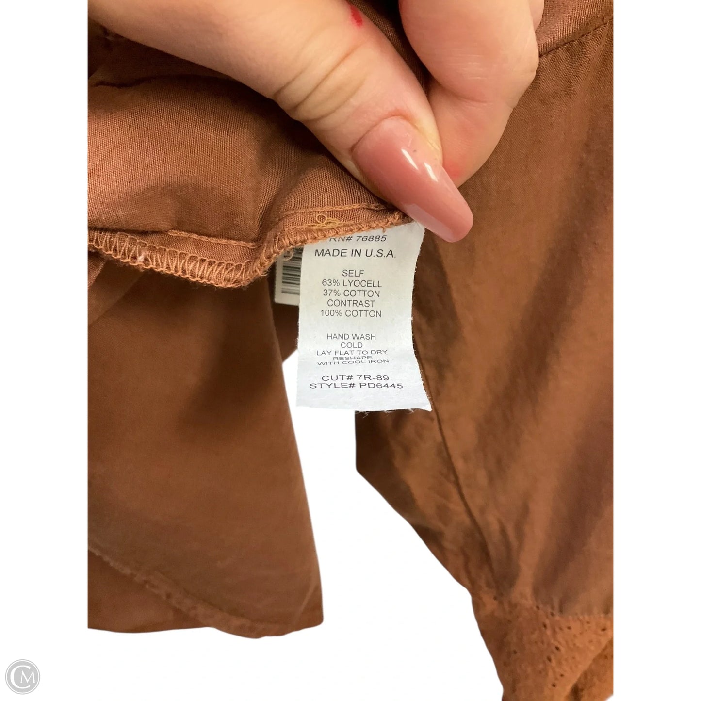 Top Long Sleeve By Red Haute In Orange, Size: M