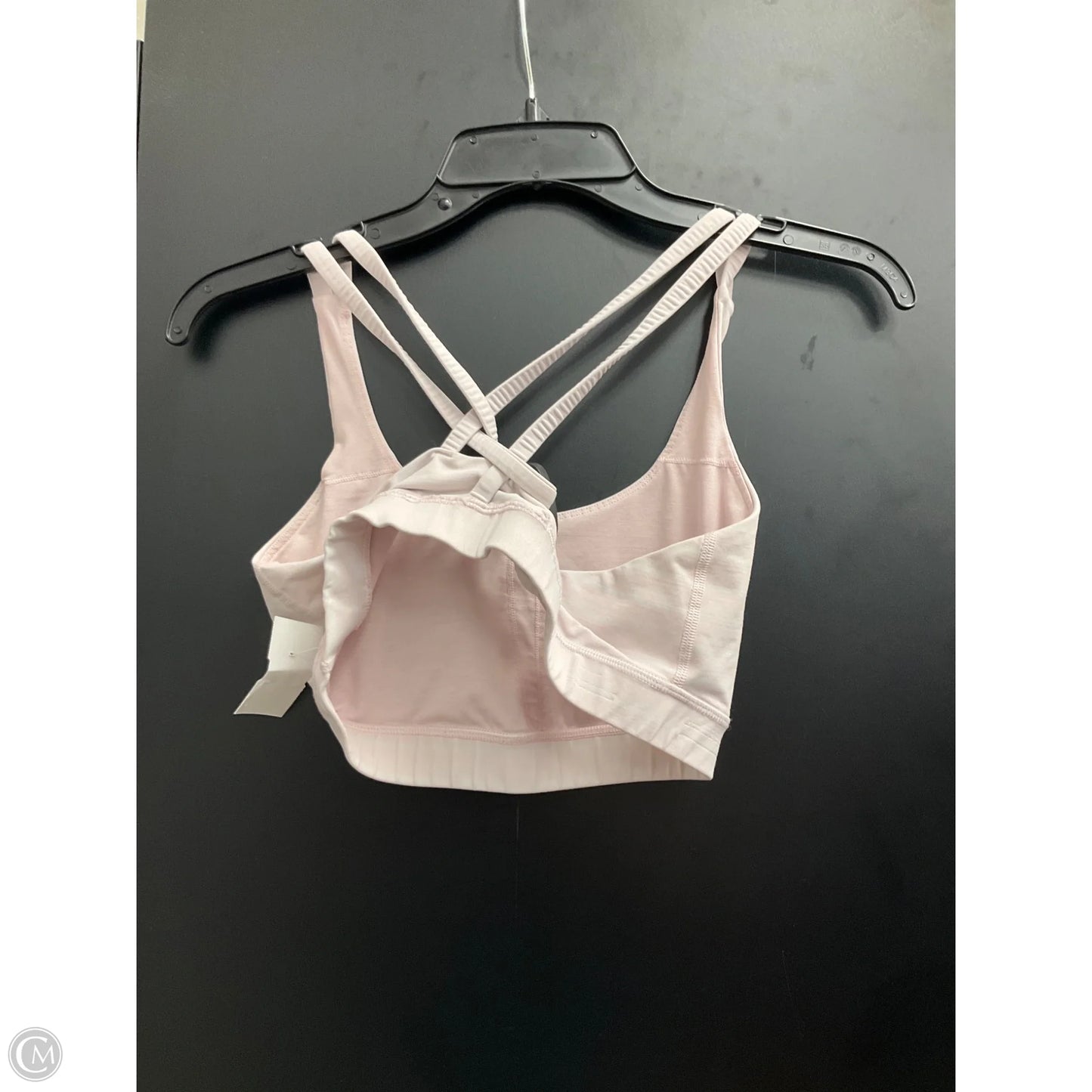 Athletic Bra By Lululemon In Pink & White, Size: 8