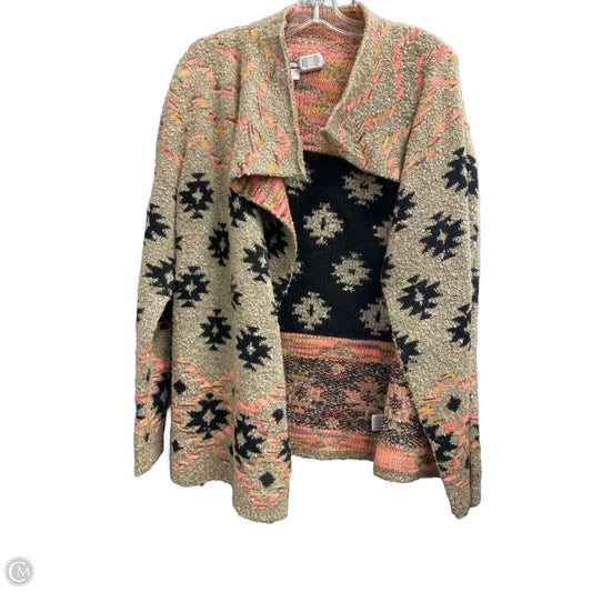 Cardigan By Xhilaration In Brown & Pink, Size: M