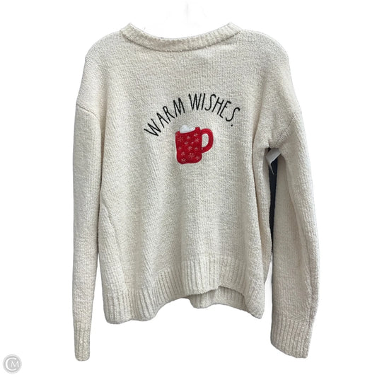 Sweater By Rae Dunn In Cream, Size: M