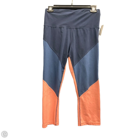 Athletic Capris By Xersion In Blue & Pink, Size: M