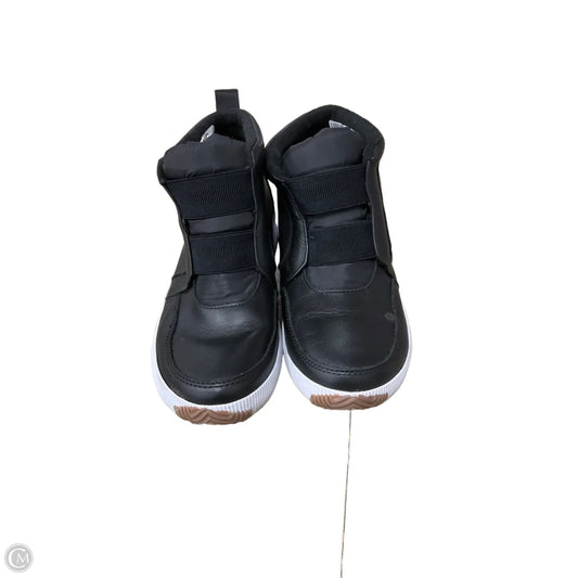 Boots Ankle Flats By Sorel In Black & White, Size: 8