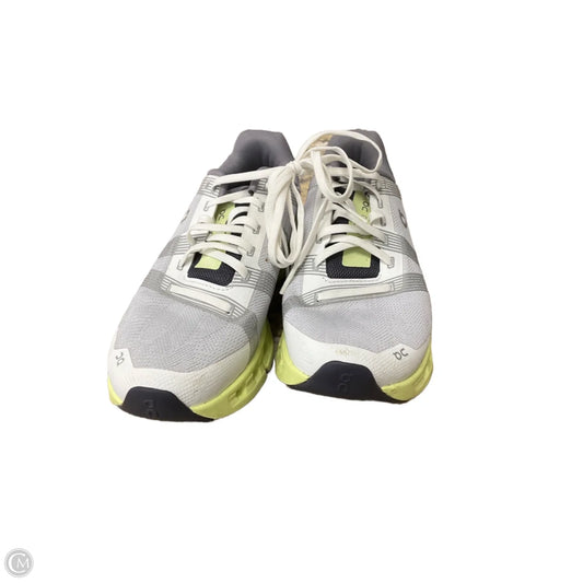 Shoes Athletic By On In Green & White, Size: 7.5