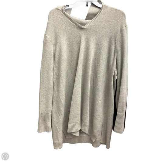 Sweater By Pure Jill In Taupe, Size: Xl