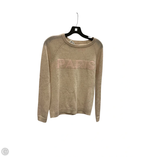 Sweater Cashmere By Philosophy In Pink & Tan, Size: S