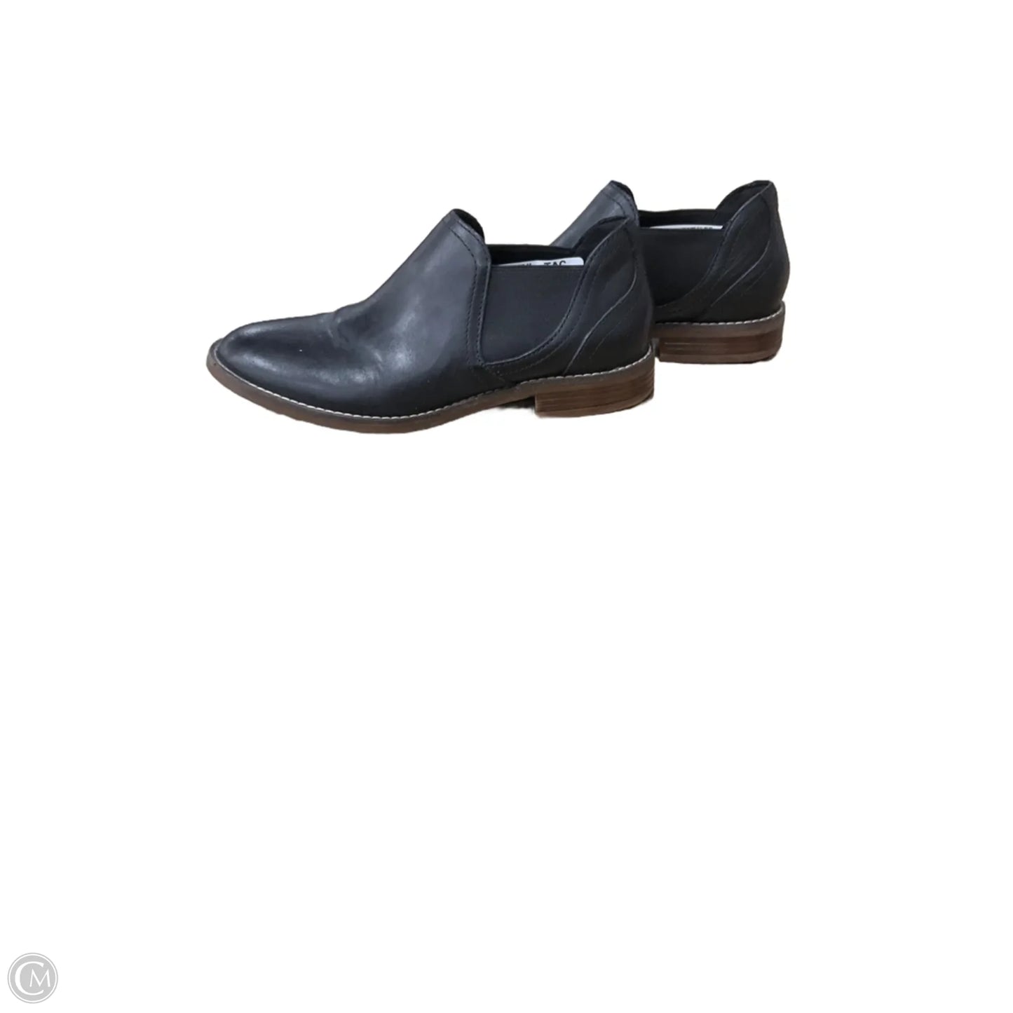 Boots Ankle Flats By Clarks In Black, Size: 7.5