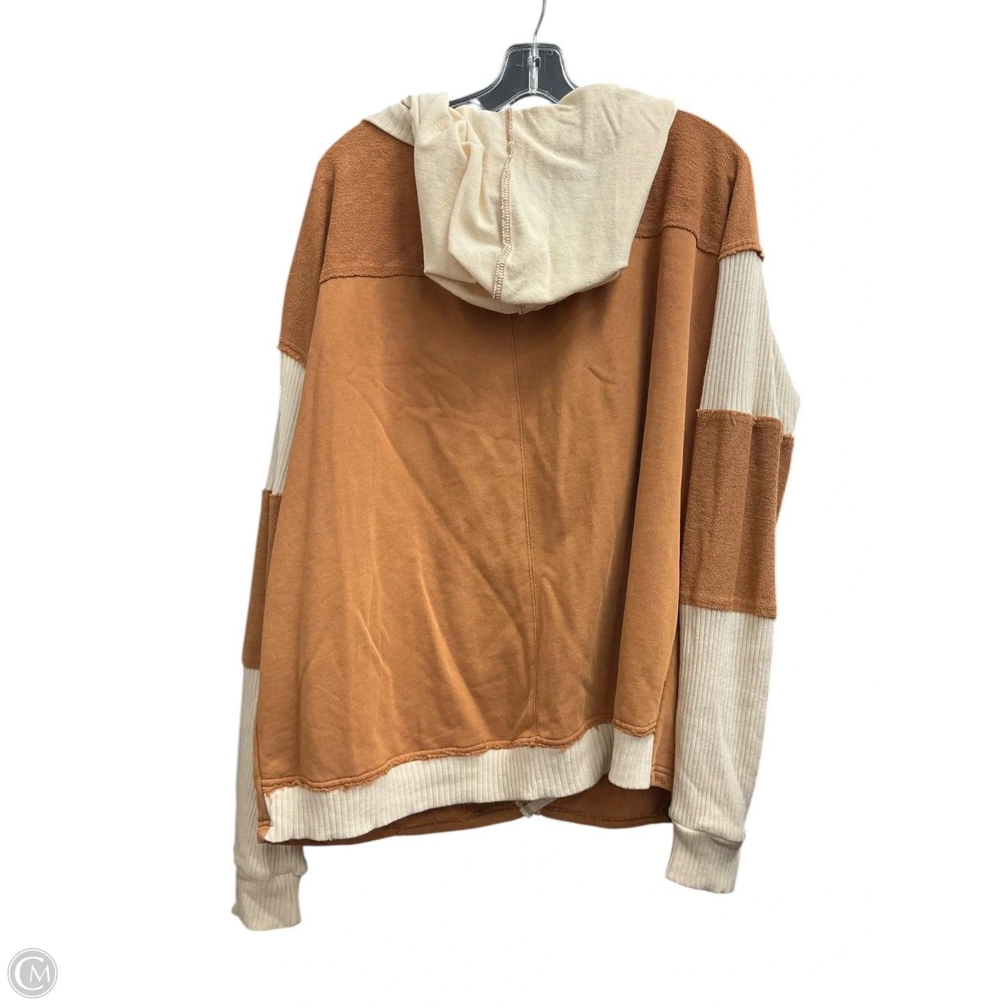 Jacket Other By Easel In Brown & Cream, Size: L