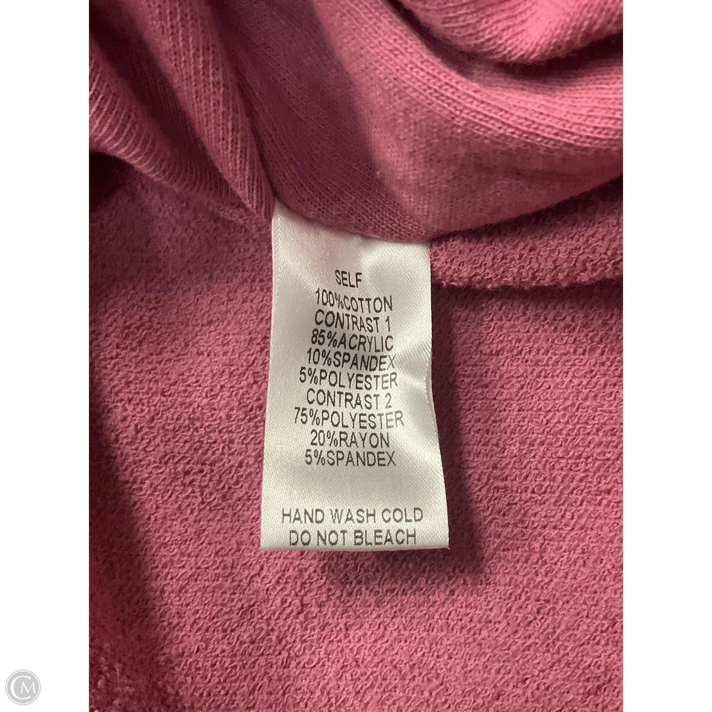 Sweater By Easel In Pink & Purple, Size: 1x