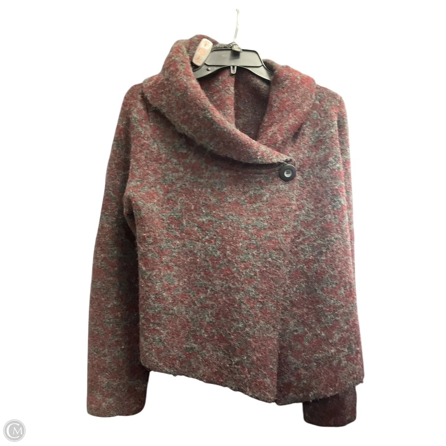 Poncho By Carole Little In Black & Red, Size: Xl