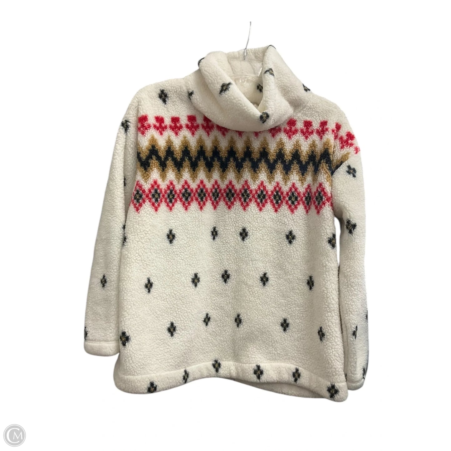 Sweater By Loft In Red & White, Size: Sp