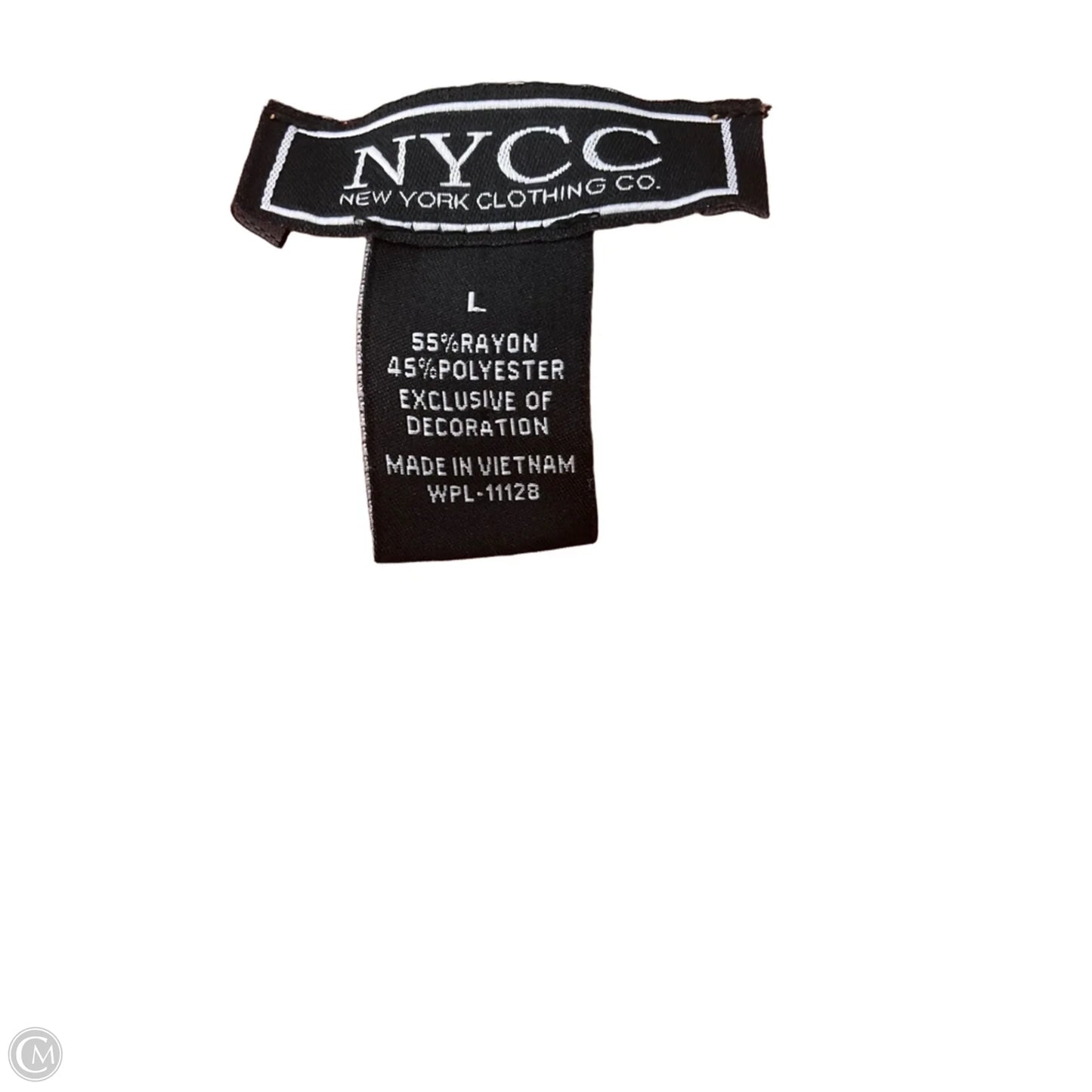 Top Long Sleeve By Nycc In Orange, Size: L