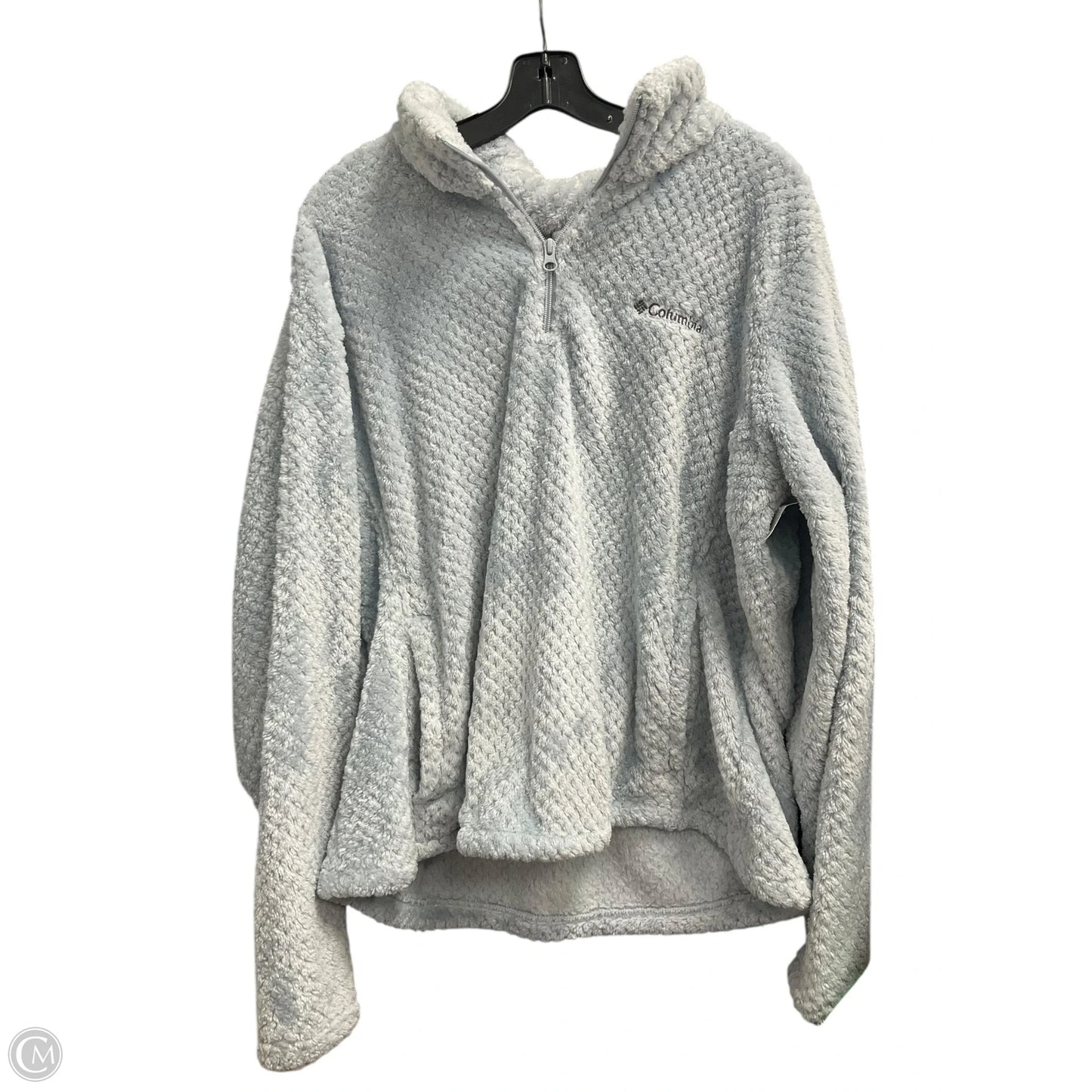 Jacket Faux Fur & Sherpa By Columbia In Blue, Size: Xxl