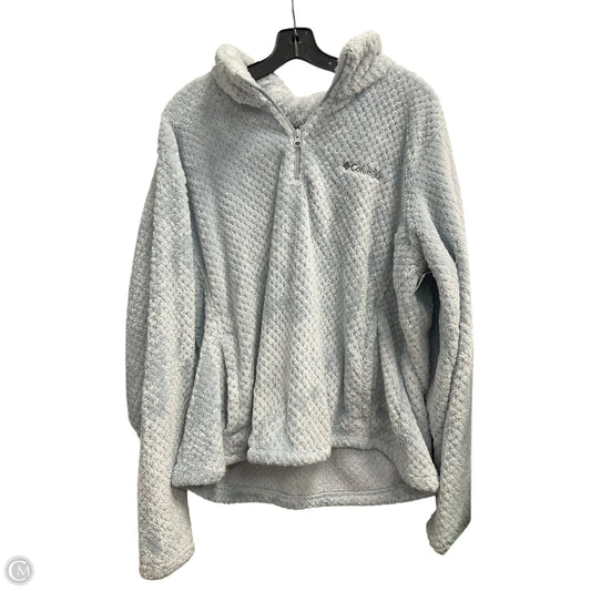 Jacket Faux Fur & Sherpa By Columbia In Blue, Size: Xxl
