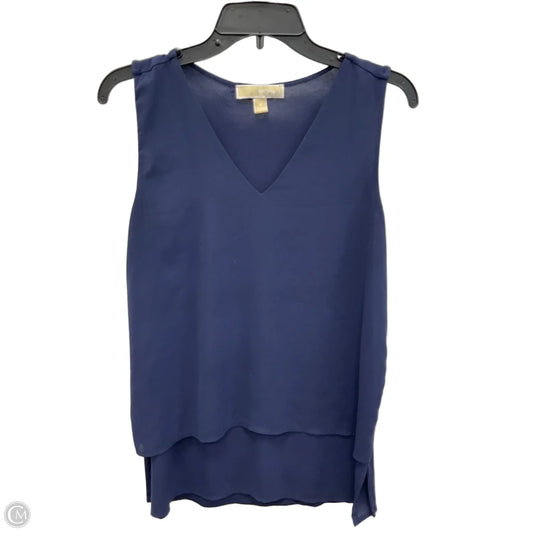 Top Sleeveless By Michael By Michael Kors In Navy, Size: M