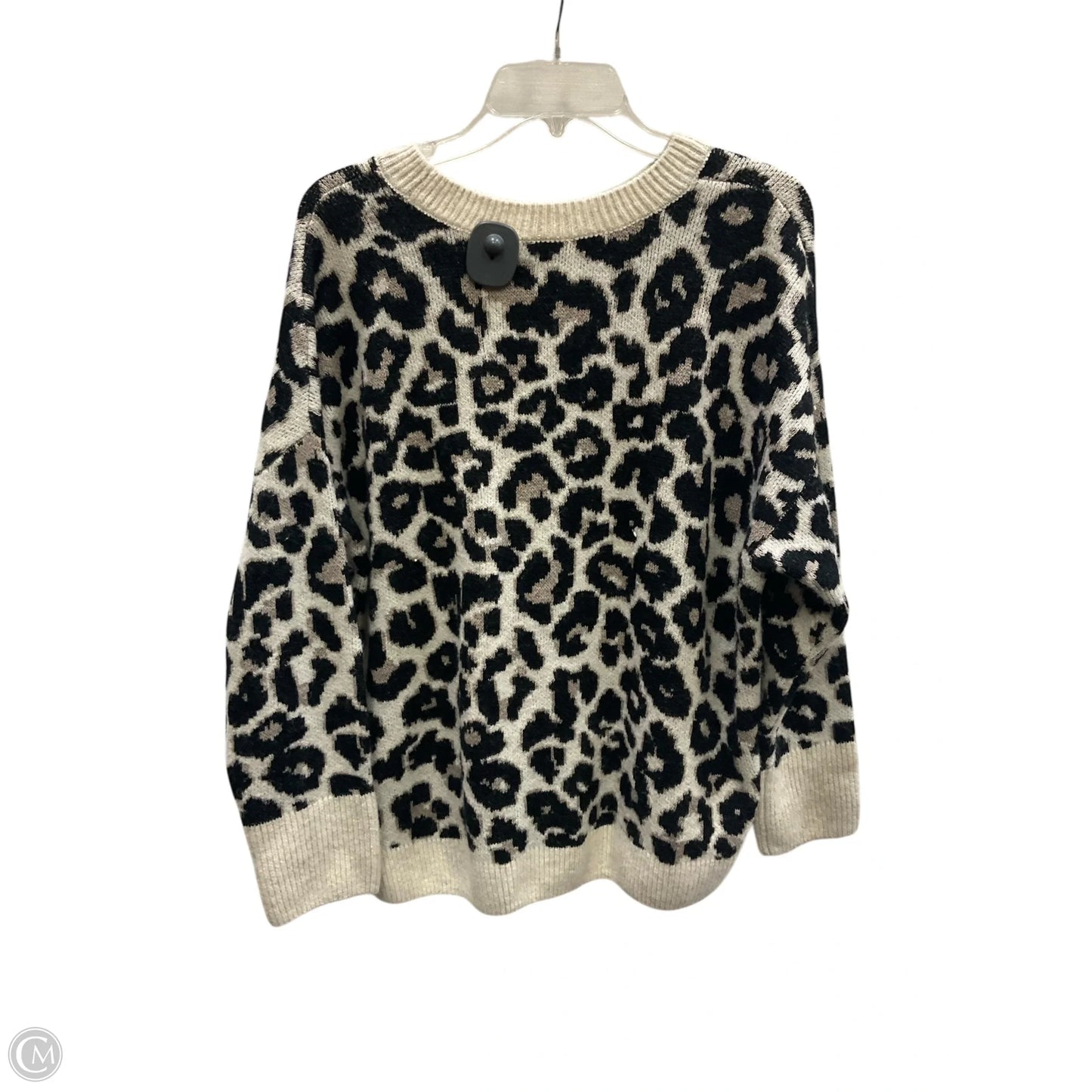 Sweater By Vince Camuto In Animal Print, Size: L
