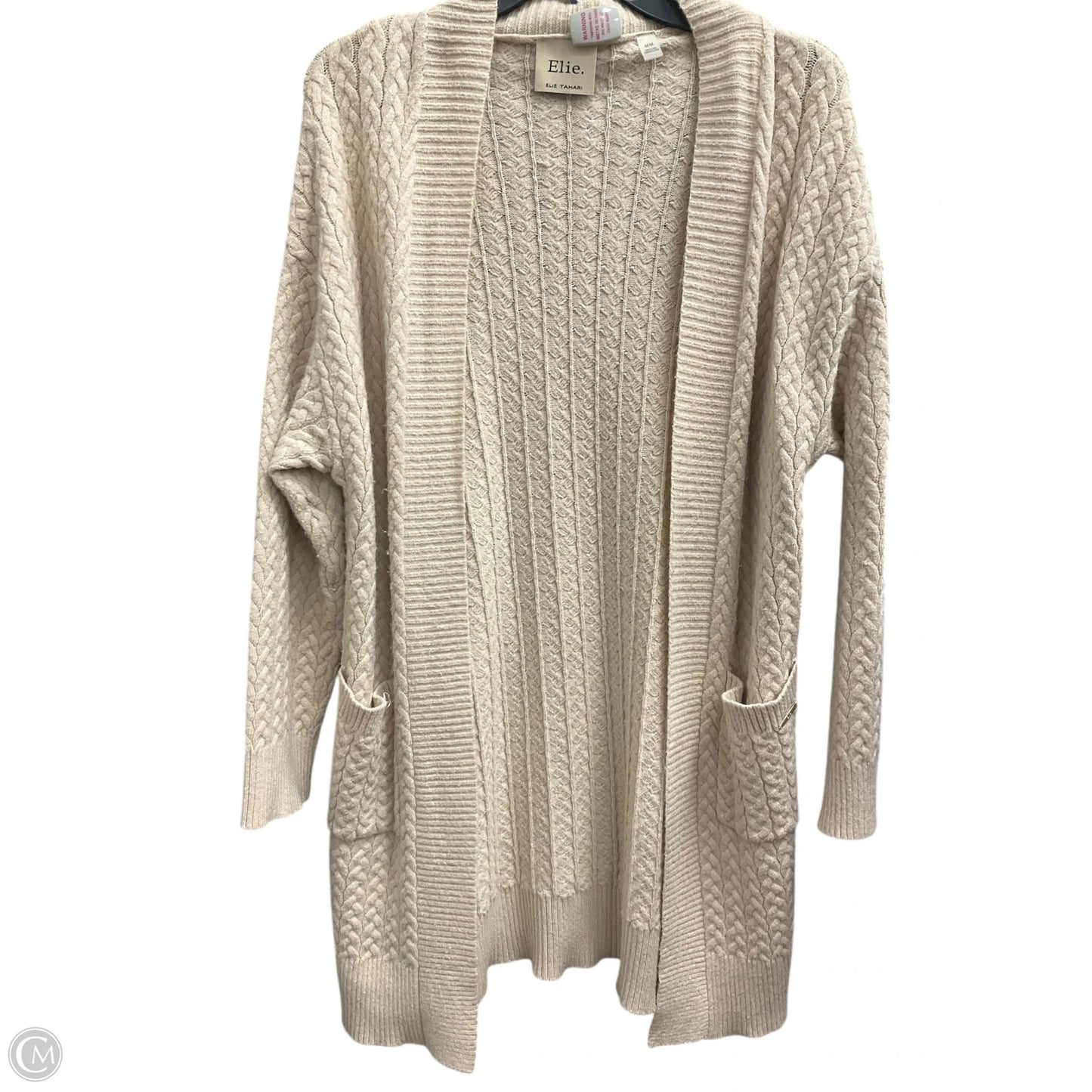Cardigan By Elie Tahari In Beige, Size: M